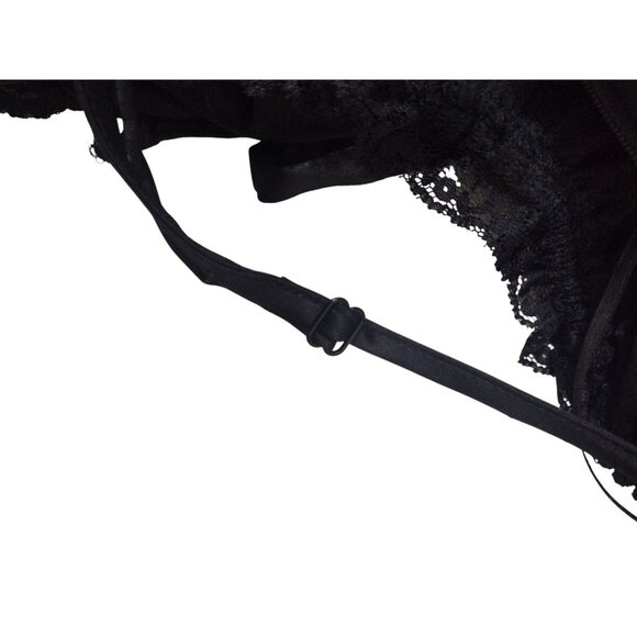 Thirty Thirty LA Satin Milkmaid Lace Up Dress M Renaissance Festival Goth NEW - Picture 7 of 9